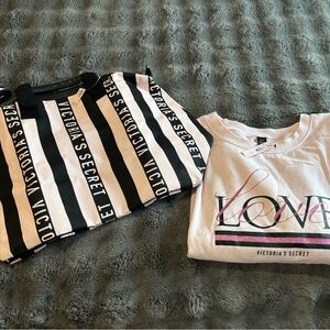 Victoria's Secret Crewneck and Duffel bag set